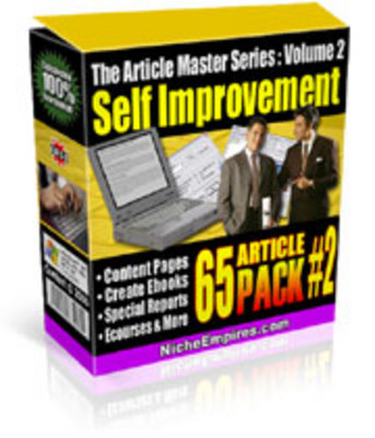 Product picture Self Improvement Articles