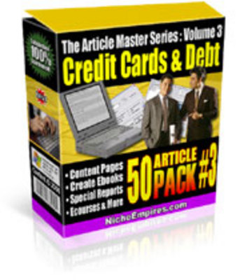 Product picture Credit Cards And Debt 
