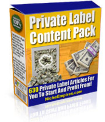Product picture Private Label Content Pack